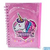 Caderno Unicórnio com Bolsinha