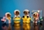 Bloco de Montar Astronauta com Led