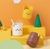 Porta Canetas Urso Marrom/Gatinho