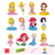 kit Pintura com Diamantes Princesas - comprar online