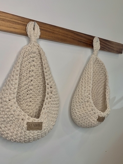 Duo de canastos colgantes - bolsa de canguro