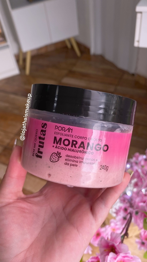 Esfoliante corporal Poran - Morango