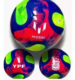 Pelota de serviclub YPF ,Messi verde lima