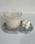 Bandeja Oval Marble - sobcandles