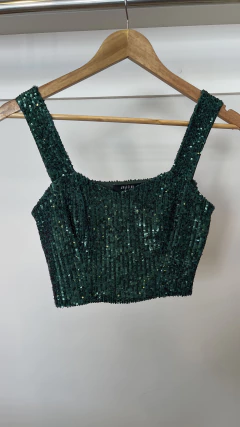Cropped de paetê Amissima (Tam P)