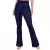 Calça Feminina Flare Jeans Fake Cintura Alta Boca de Sino