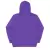 Moletom canguru roxo High company tecido grosso em algodão 100% flanelado a Pronta entrega - Posh