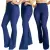 Calça Flare de Bandagem Tecido Grosso