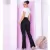 Calça Feminina Flare Jeans Fake Cintura Alta Boca de Sino - Posh