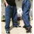 calça cargo jeans masculino larga 6 bolsos 5 skate moda barato promoção - Posh