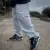 Imagem do calça cargo jeans masculino larga 6 bolsos 5 skate moda barato promoção