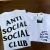 Camiseta Anti Social Club 100% Algodão - comprar online