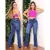 Calça Wide Leg Jeans Pantalona Destroyed Rasgado Lançamento 2022 - loja online