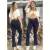 Imagem do Calça Wide Leg Jeans Pantalona Destroyed Rasgado Lançamento 2022