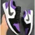 Tênis nike air jordan low cano baixo roxo/branco do 34 ao 43 - comprar online