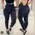 calça femenina clochard de bengaline com laço cintura alta - Posh