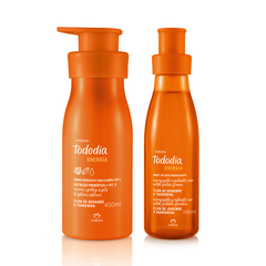 Kit Tododia Energia Flor de gengibre e Tangerina: Hidratante + Body Splash