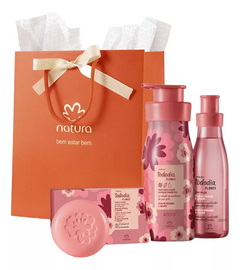 Presente Natura Tododia Flores: Flor de Pêssego e Jasmim (3 produtos)