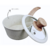 Cacerola Induccion Antiadherente 16 Cm Granito Crema Carol - tienda online