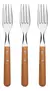 Set De 3 Tenedores Tramontina Dynamic Mango Madera - Tienda Lyon