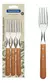 Set De 3 Tenedores Tramontina Dynamic Mango Madera - comprar online