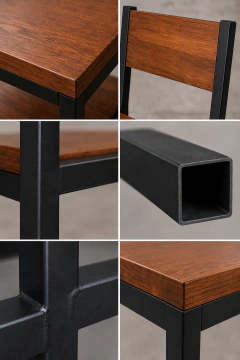 Silla Industrial de trabajo multiuso Brunella - Brunella Soluciones para tus espacios