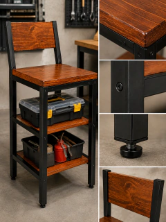 Silla Industrial de Trabajo - Brunella Soluciones para tus espacios