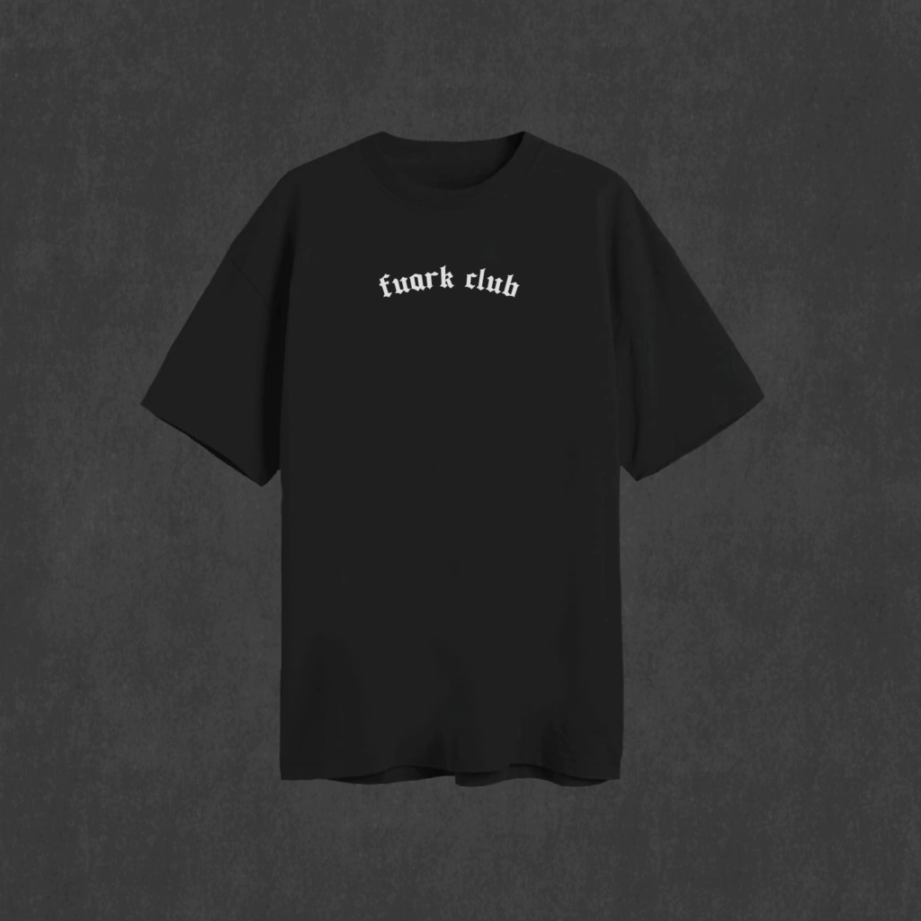 Remera Oversize Gothic 2.0 Black