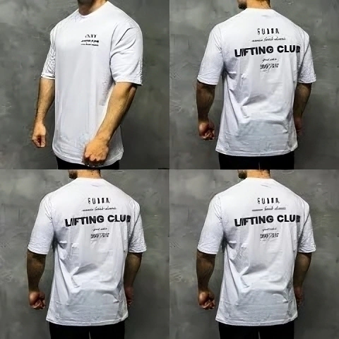 Remera Oversize Lifting Black