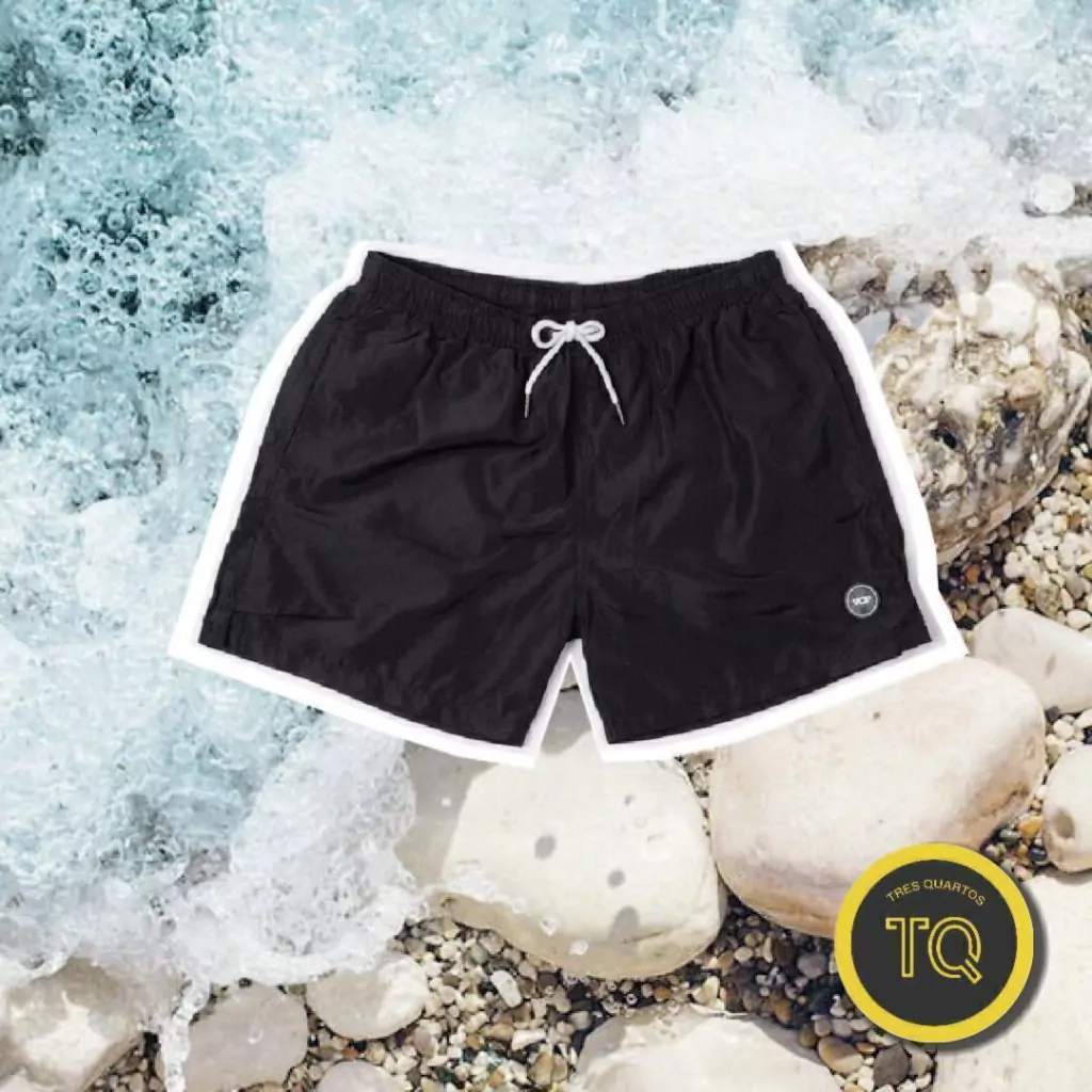 Traje de Baño Solid Black