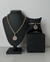 Conj Colar e Pulseira Coração Resinado Rosa - comprar online