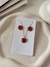 Kit Colar e Brinco Cristal Vermelho Rubi