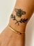 Pulseira com Cilindro Dourada