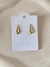 Brinco Gota Alongado Pequeno Dourado - comprar online
