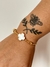 Bracelete Van Cleff Branco e Dourado na internet