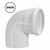 JOELHO 90 ESGOTO DN50 KRONA 617 - PC