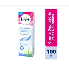Creme Depilatório Corporal Veet Peles Delicadas - 100ml Full Tipo De Pele Sensível