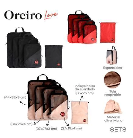Organizador 5 piezas, Las Oreiro - comprar online
