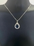 Gargantilha Gota Azul Cravejada 45cm - comprar online