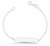 Pulseira Infantil Placa Coração