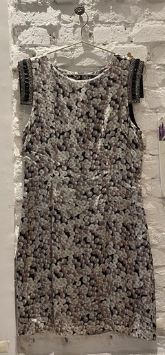 Vestido curto de seda ANIMALE
