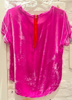 Blusa de Veludo Cristal ZARA na internet