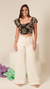 Cropped Laise Bordado - Bella Dona