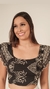 Cropped Laise Bordado