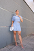 Conjunto De Blusa e Saia Curta Em Tweed