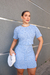 Conjunto De Blusa e Saia Curta Em Tweed - loja online