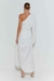 VESTIDO MIDI UM OMBRO SO COM AMARRACAO LATERAL ROSÉ- ZEN na internet