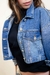 Jaqueta jeans cropped collab Forum Adidas - comprar online