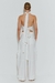 CALCA RETA COM ZIPER DE METAL NAS LATERAIS E FIVELA OFF WHITE- ZEN