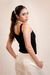 CALCA RETA COM ZIPER DE METAL NAS LATERAIS E FIVELA OFF WHITE- ZEN - loja online